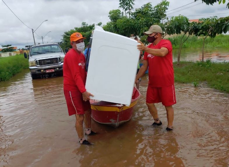 chuvas no Maranhão provocam cheia em rios