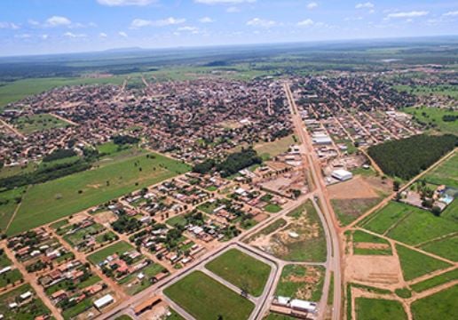 A cidade de Confresa foi a primeira de Mato Grosso a decretar Lockdow por causa da Covid-19. Foto: Divulgação