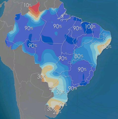 Confira a previsão do tempo para as áreas produtoras de milho segunda safra