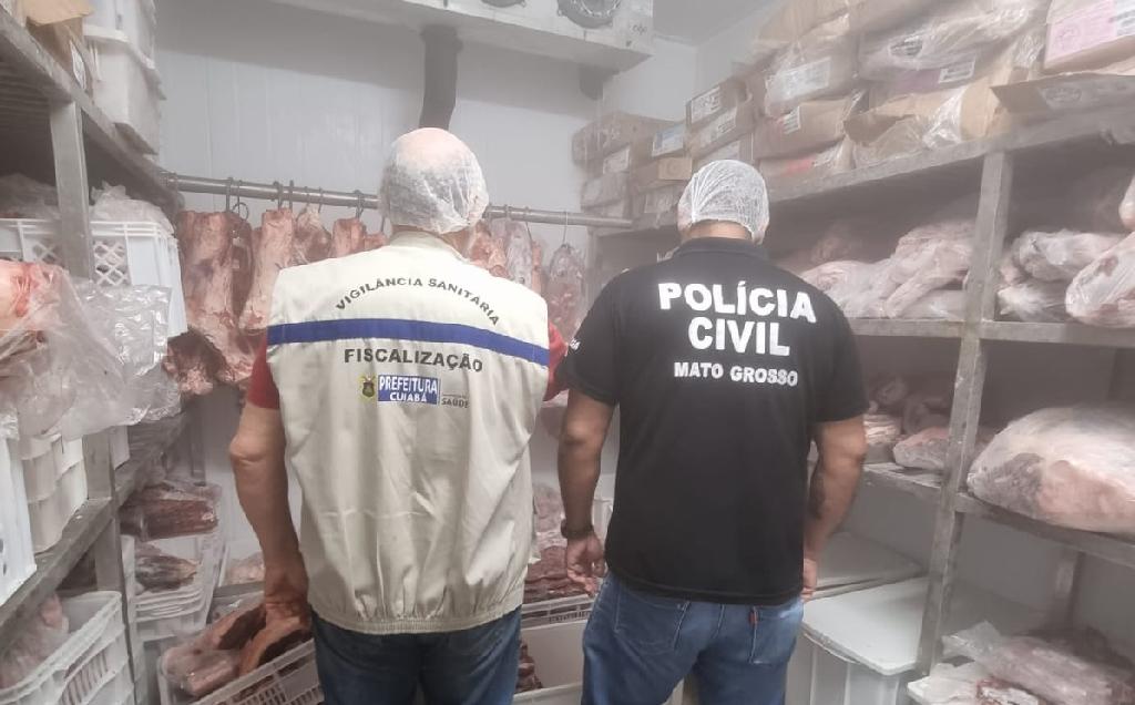 Cuiabá: 238 quilos de carnes são apreendidos em fiscalização