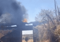 Retroescavadeira pega fogo em trem em movimento e incendeia ao menos 20 fazendas em Goiás