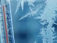 frente fria - termômetro com temparaturas negativas - inmet - ciclone - geadas - primavera