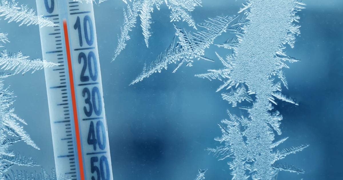 frente fria - termômetro com temparaturas negativas - inmet - ciclone - geadas - primavera