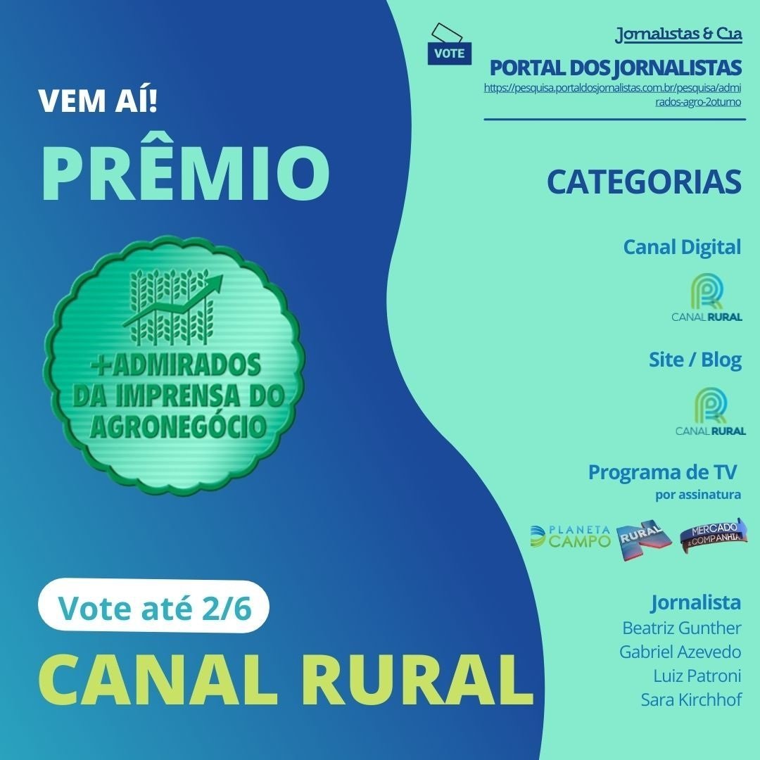 prêmio, canal rural