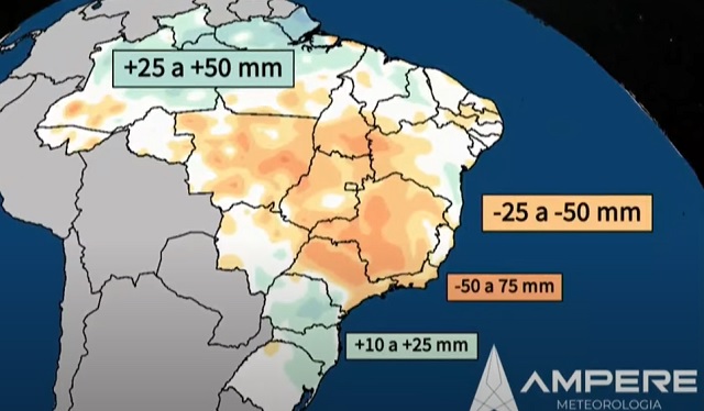 "Áreas produtoras de soja em Mato Grosso, por exemplo, sofreram um pouco com condição de chuva abaixo do normal