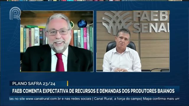 Plano Safra 23/24: 'Esperamos um aumento de 18% a 20%', diz presidente da Faeb