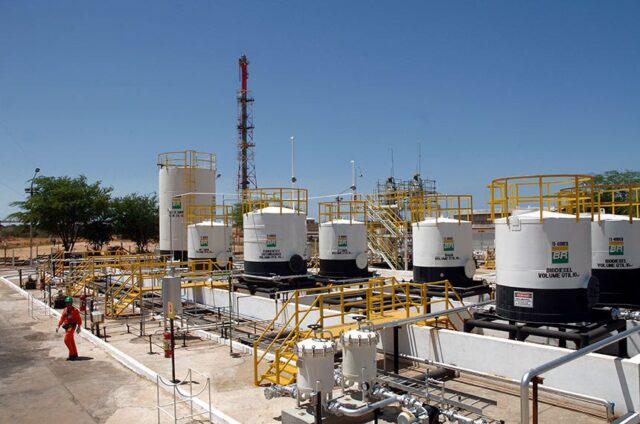 Usina de produção de biodiesel em Guamaré, no Rio Grande do Norte